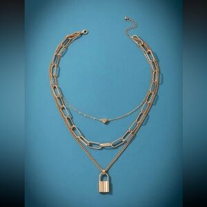 Gold Layered Necklace Set